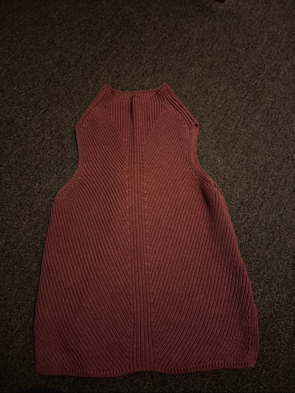 Max Studio Sleeveless Knit Tunic in Dusty Mauve